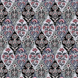 Factory Style Fleece Travel Blanket-Ornate Blooms-Image 3-Vera Bradley