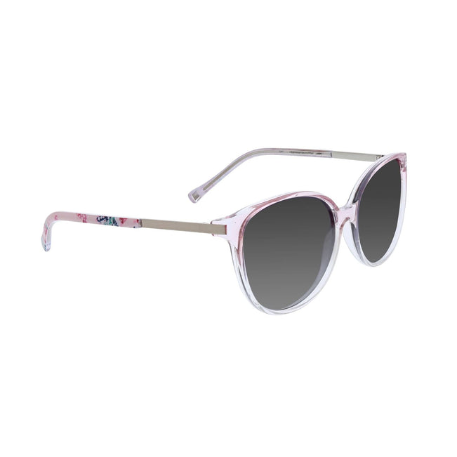 Tori Polarized Oversized Round Sunglasses-Happiness Returns Pink-Image 1-Vera Bradley