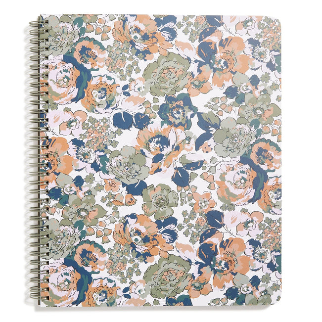 Large Notebook-Petite Exuberant Floral Sage-Image 1-Vera Bradley