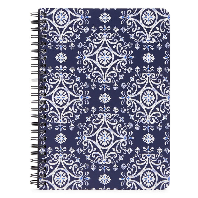 Mini Notebook-Steel Blue Medallion-Image 1-Vera Bradley