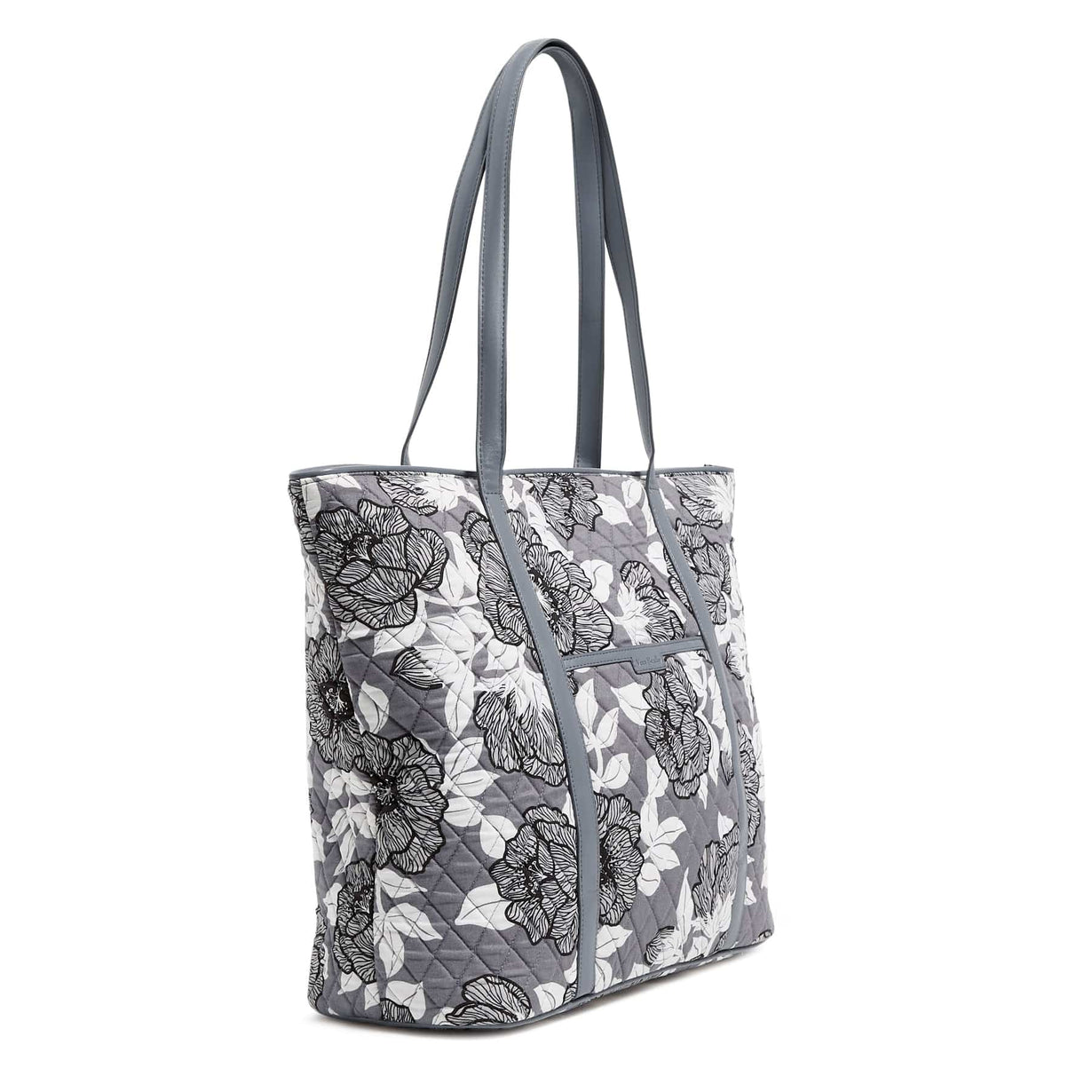 Vera Bradley | Bags | Vera Bradley Womens Large Blue Navy Garden Vera Tote  Bag Floral Fabric Purse Nwt | Poshmark