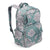 Commuter Backpack-Tiger Lily Blue Oar-Image 2-Vera Bradley