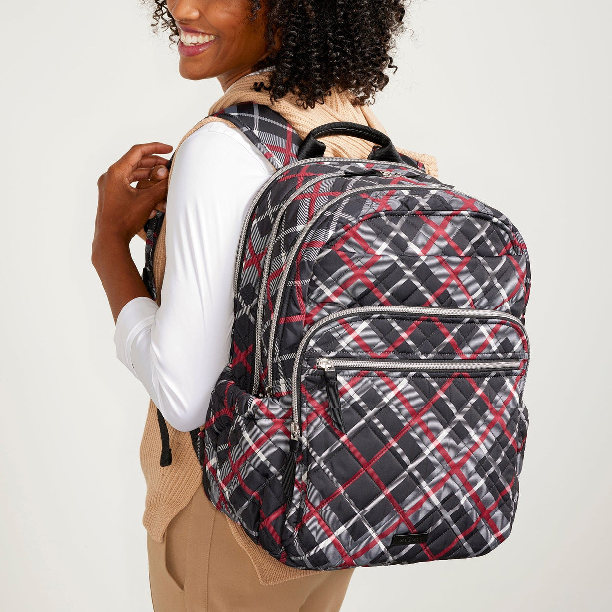 Vera Bradley Iconic XL Campus Backpack, Performance Twill, Black :  : Clothing, Shoes & Accessories