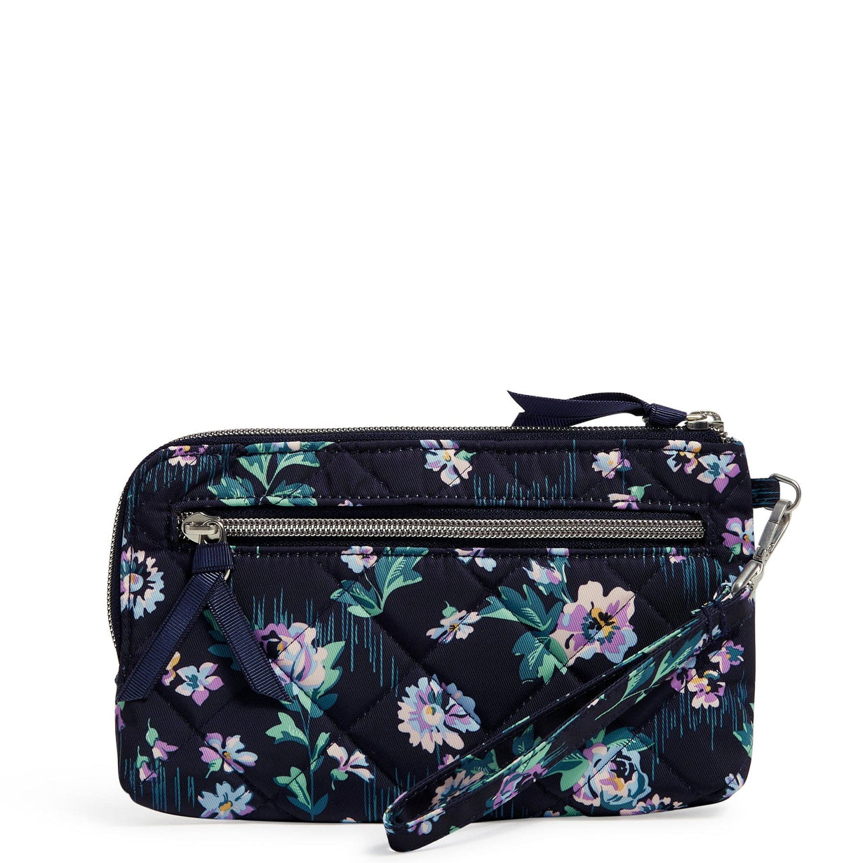 Vera Bradley RFID Front Zip Wristlet in Rain Forest : : Clothing,  Shoes & Accessories