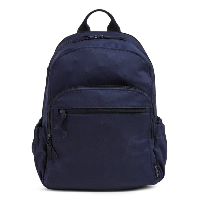 Campus Backpack-Recycled Cotton Classic Navy-Image 1-Vera Bradley