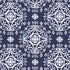 Factory Style Picnic Blanket-Steel Blue Medallion-Image 3-Vera Bradley