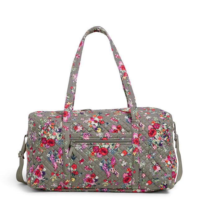 Lay Flat Travel Duffel Bag-Hope Blooms-Image 1-Vera Bradley