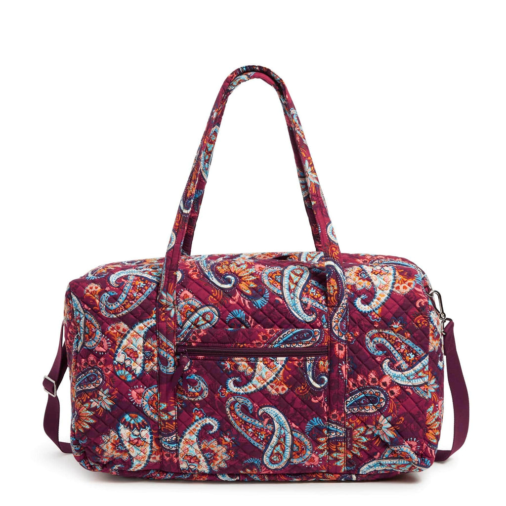 Vera Bradley Outlet | Lay Flat Travel Duffel Bag - Cotton – Vera ...