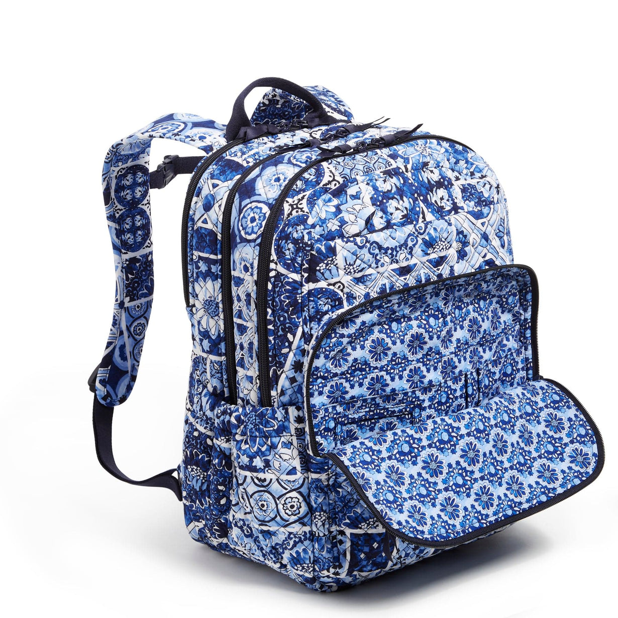 Vera Bradley Outlet  Gray Essential Large Backpack – Vera Bradley