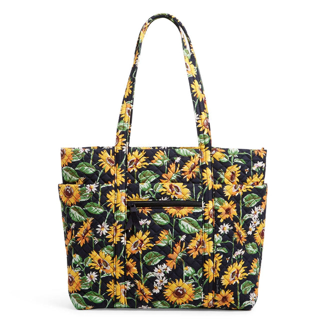 Vera Commuter Tote Bag-Sunflowers-Image 1-Vera Bradley