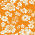 Plush XL Throw Blanket-Orange/White Rain Garden-Image 3-Vera Bradley