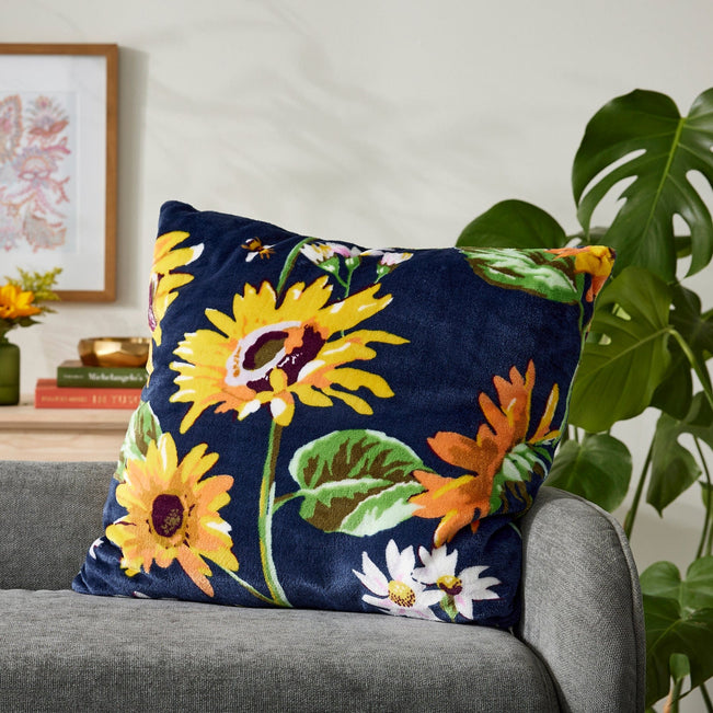 Decorative Throw Pillow-Sunflowers-Image 1-Vera Bradley