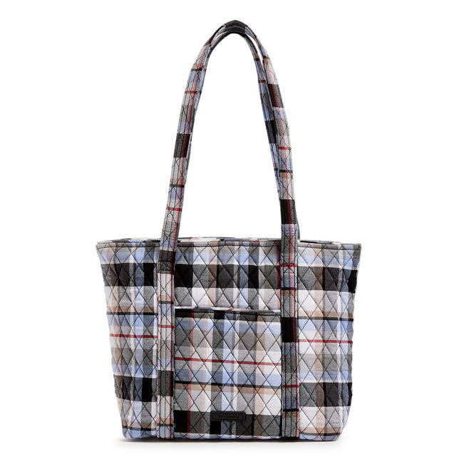 Factory Style Small Vera Tote Bag-Perfectly Plaid-Image 1-Vera Bradley