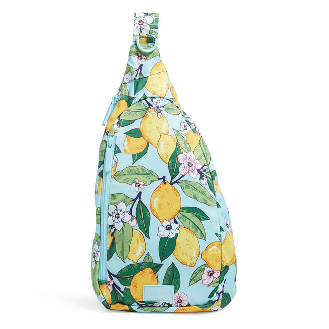 Factory Style Lighten Up Essential Sling Backpack-Lemon Grove-Image 1-Vera Bradley
