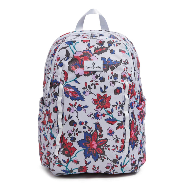Lighten Up Sporty Large Backpack-Vineyard Floral-Image 1-Vera Bradley