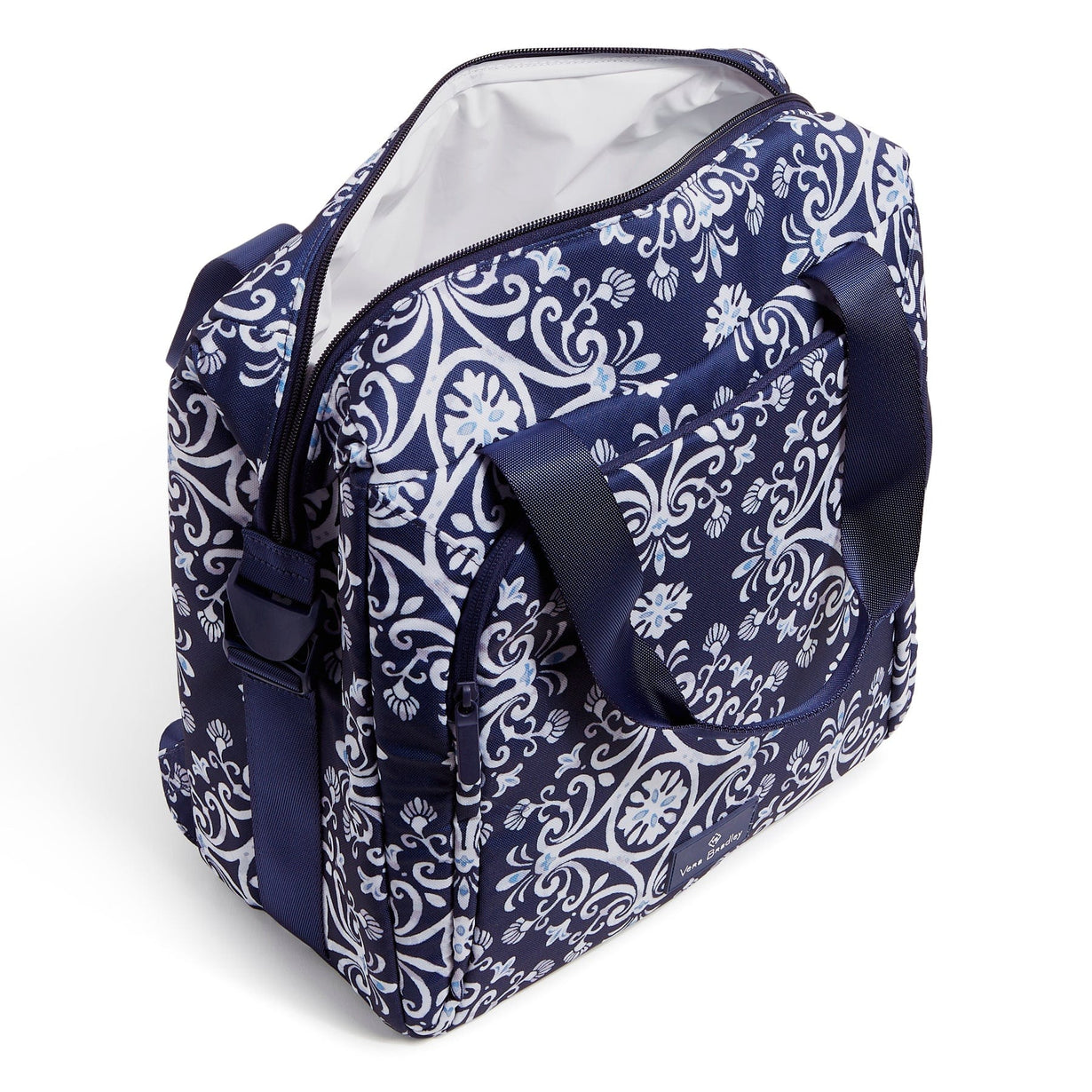 Vera Bradley Diaper Bag/Tote Mid Size Blue Floral 