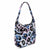Convertible Backpack Shoulder Bag-Plum Pansies-Image 3-Vera Bradley