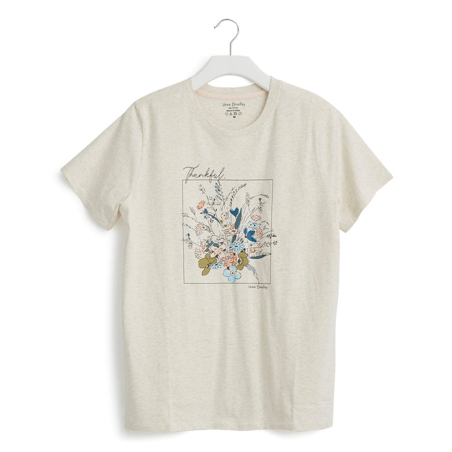 Short-Sleeved Graphic T-Shirt-Sunlit Garden Sage-Image 1-Vera Bradley