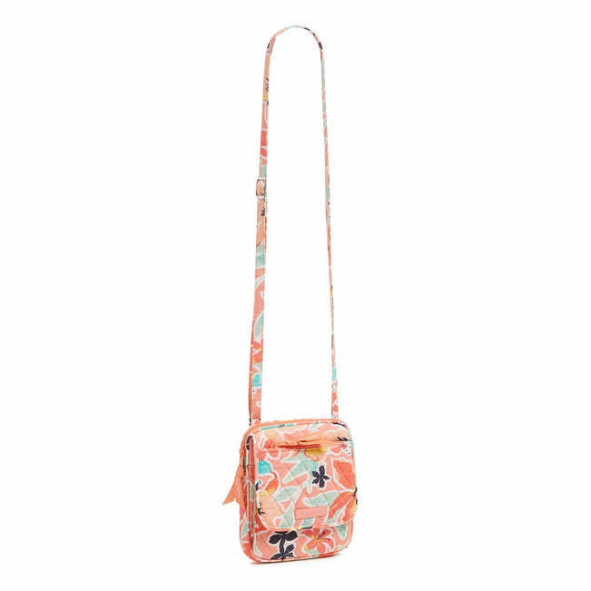 RFID Mini Hipster-Rain Forest Lily Coral-Image 1-Vera Bradley