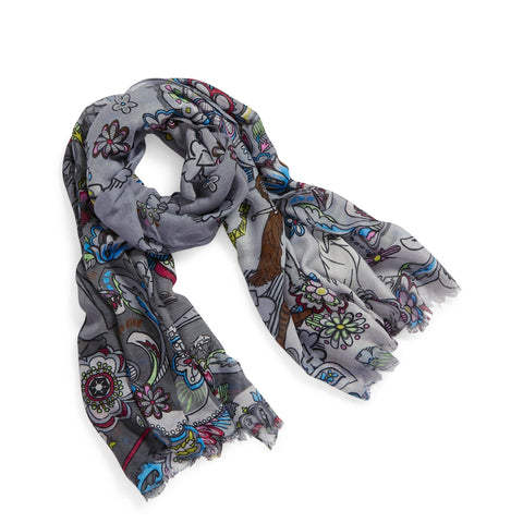 Vera Bradley Women's Quilted Scarf Soft Sky Paisley : Target
