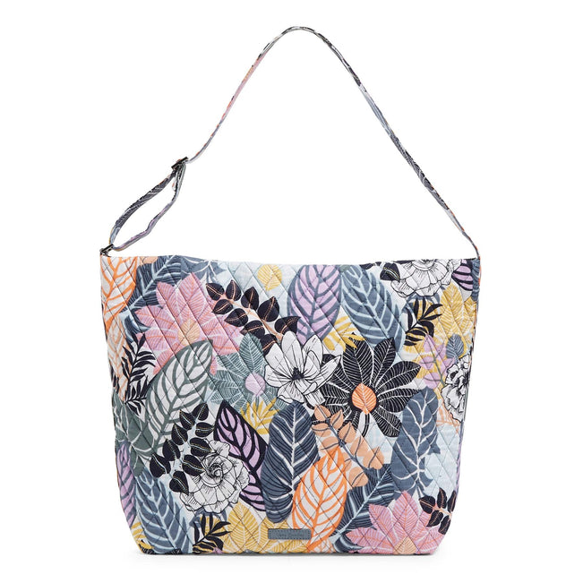 Hobo Shoulder Bag-Palm Floral-Image 1-Vera Bradley