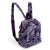 Disney Convertible Small Backpack-Mickey & Minnie’s Flirty Floral Tonal-Image 3-Vera Bradley