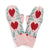 Knit Convertible Mittens-Imperial Hearts Pink-Image 2-Vera Bradley