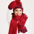 Knit Tech Gloves-Cranberry Red-Image 3-Vera Bradley