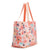 Lighten Up Deluxe Large Family Tote-Rain Forest Lily Coral-Image 2-Vera Bradley