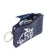 Straw Zip ID Case-Steel Blue Medallion-Image 2-Vera Bradley