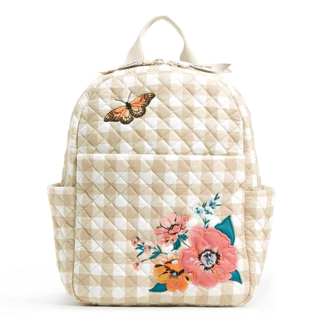 Small Backpack-Peach Blossom Picnic-Image 1-Vera Bradley