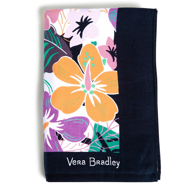 Oversized Beach Towel-Island Floral-Image 2-Vera Bradley