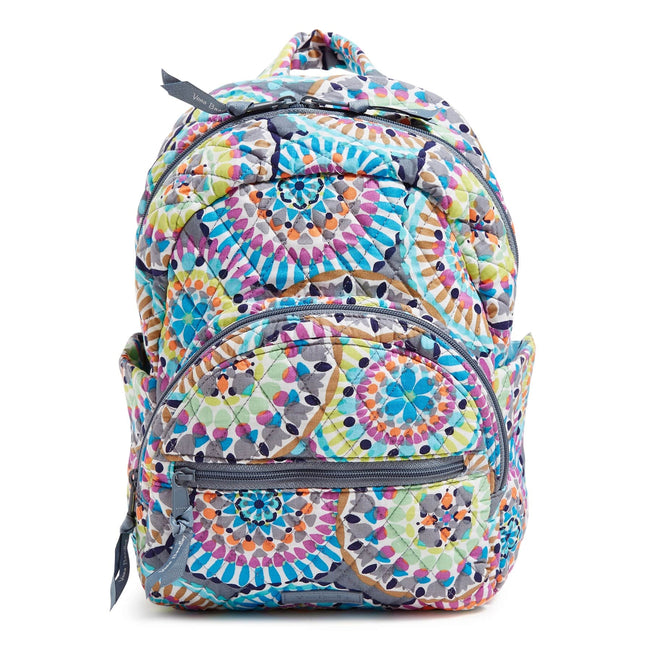Essential Compact Backpack-Sunny Medallion-Image 1-Vera Bradley