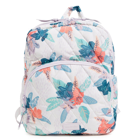 Vera Bradley Essential Compact Backpack Go Fish Blue