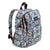 Lighten Up Sporty Compact Backpack-Lisbon Medallion Cool-Image 2-Vera Bradley