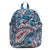 Lighten Up Sporty Compact Backpack-Haymarket Paisley Jewel-Image 1-Vera Bradley