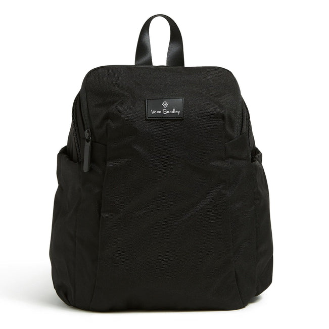 Lighten Up Sporty Compact Backpack-Black-Image 1-Vera Bradley