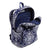 Essential Backpack-Steel Blue Medallion-Image 3-Vera Bradley