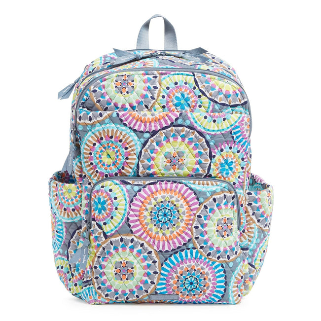 Essential Large Backpack-Sunny Medallion-Image 1-Vera Bradley