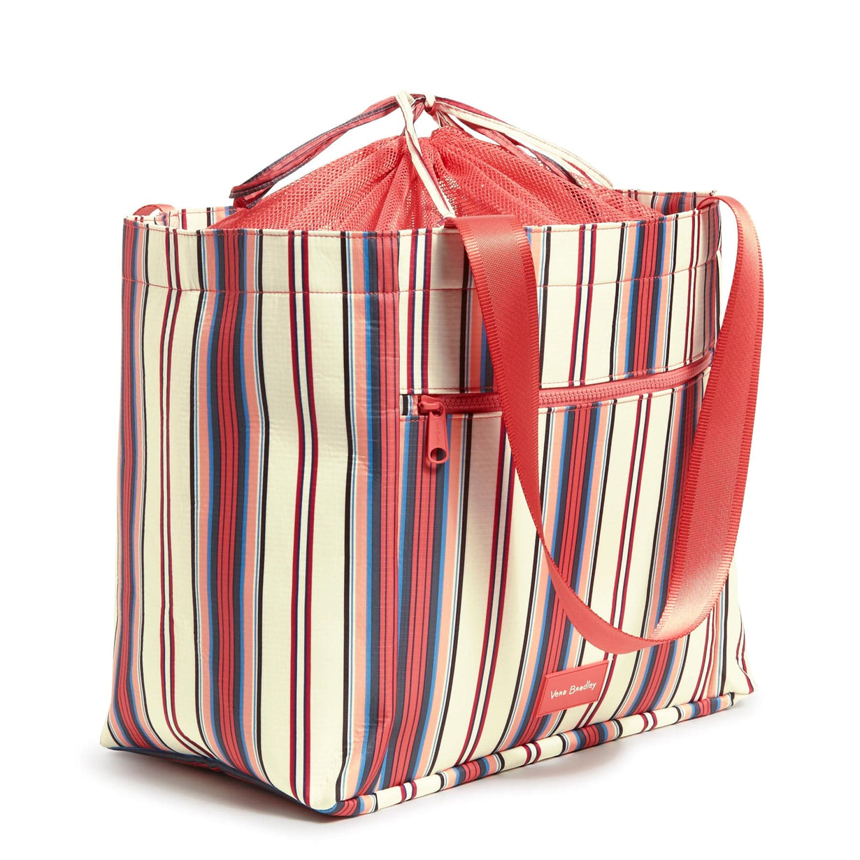Vera Bradley Vera Mocha Rouge Large Tote Purse Shoulder Bag RETIRED Pocket  NEW | eBay