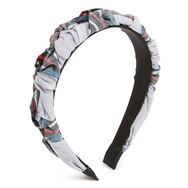 Ruched Headband-Snowy Plaid-Image 1-Vera Bradley