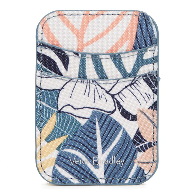 Adhesive Phone Wallet-Palm Floral-Image 1-Vera Bradley