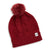 Pom Pom Knit Hat-Cranberry Red-Image 1-Vera Bradley