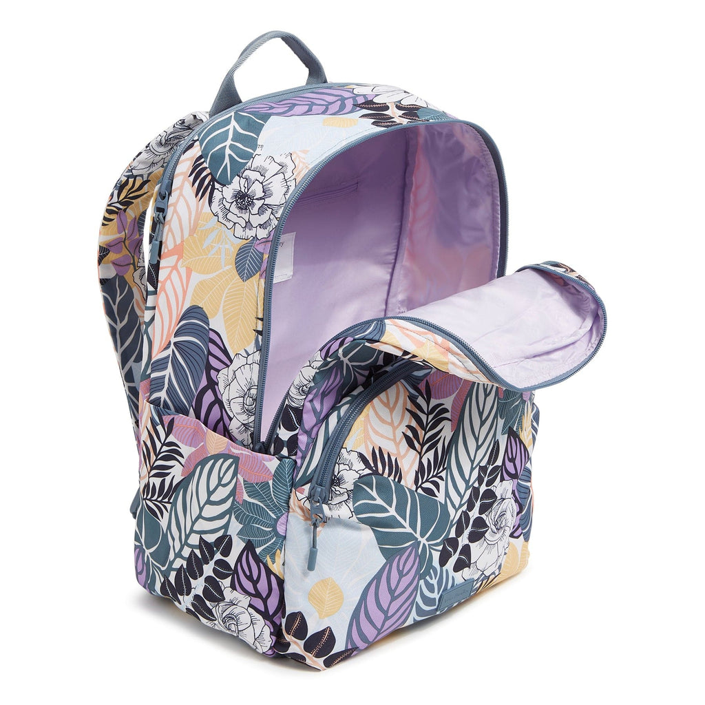 New Vera Bradley Essential Large Backpack in cotton Kauai Floral $159