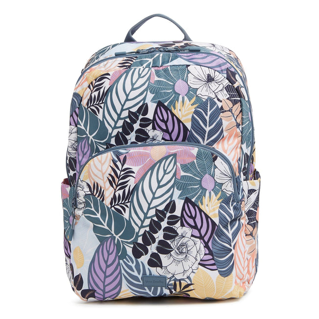 Essential Large Backpack-Palm Floral-Image 1-Vera Bradley