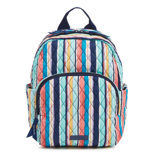 Essential Compact Backpack-Cabana Stripe-Image 1-Vera Bradley