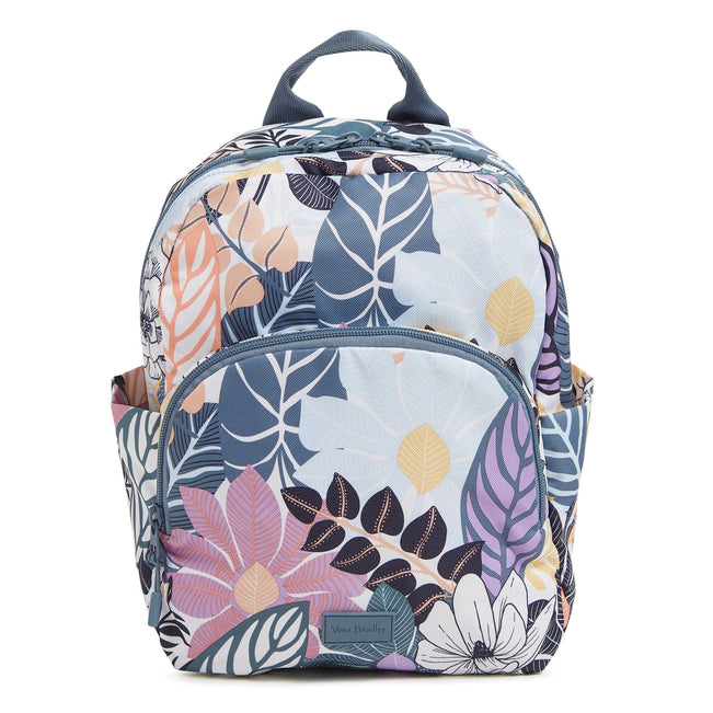 Essential Compact Backpack-Palm Floral-Image 1-Vera Bradley