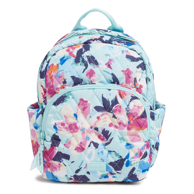 Essential Compact Backpack-Floating Blossoms-Image 1-Vera Bradley