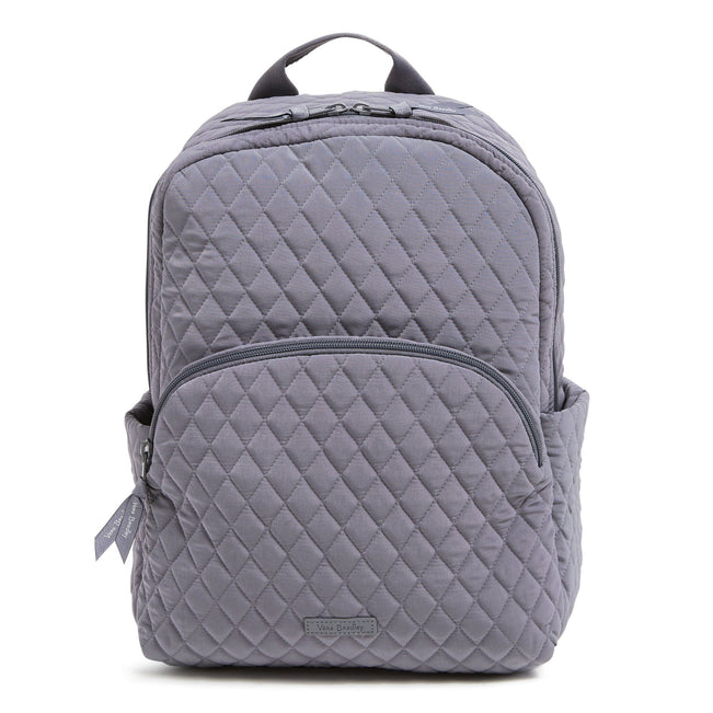 Essential Backpack-Carbon Gray-Image 1-Vera Bradley