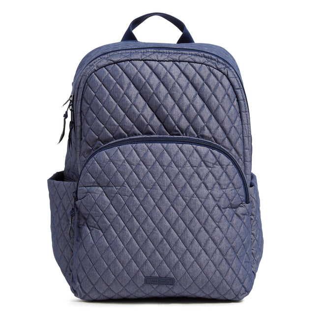Vera Bradley Outlet | Blue Essential Large Backpack – Vera Bradley 